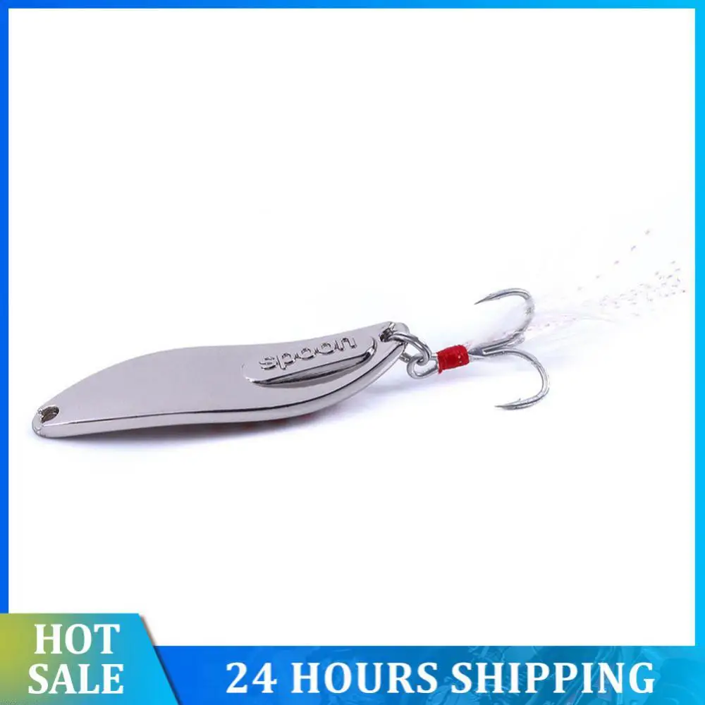 

Рыболовная металлическая приманка-блесна, искусственные приманки, металлические Спиннеры, ложка, искусственная приманка для рыбалки с тройными крючками, рыболовная снасть, жесткие приманки