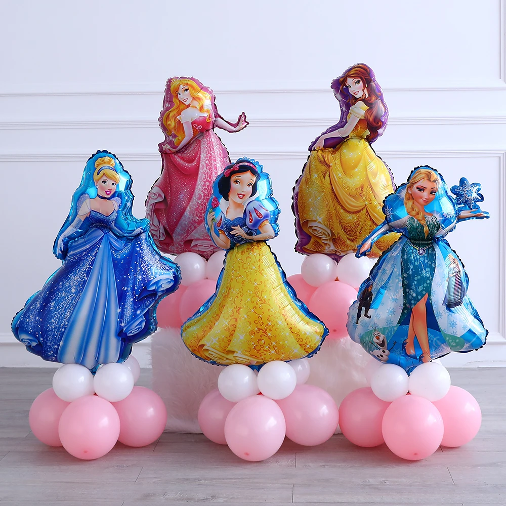 

10Pcs Disney Frozen Princess Inflatable Aluminum Balloon for Boys and Girls Baby Shower Kids Birthday Party Events DIY Decorate
