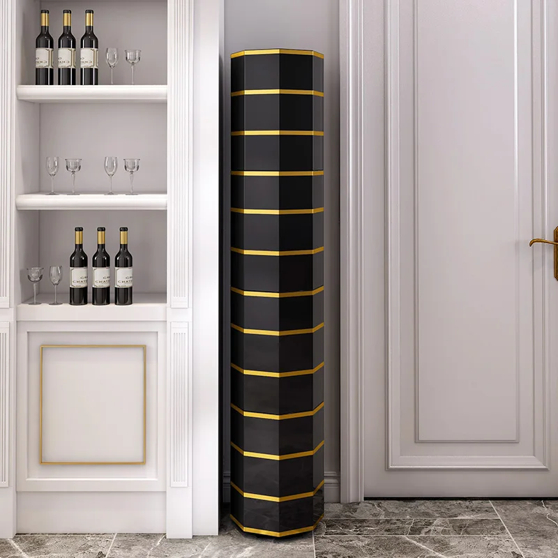 360 ° Вращающийся шкаф для обуви креативный светильник роскошный