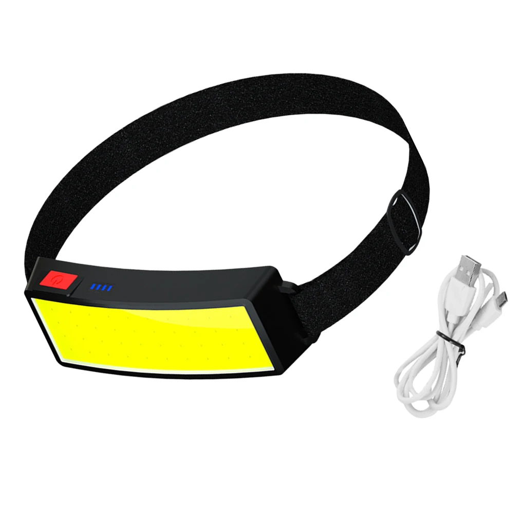

500LM 40COB Headlamp USB Rechargeable Adjustable Camping Fishing Headlight IPX4 Waterproof Portable LED Head Flashlight