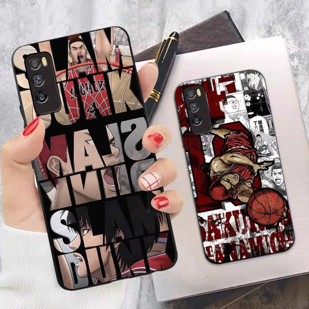 

Cartoon Slam Dunk Basketball Comics Anime Phone Case For Huawei Mate 10 20 30 40 50 lite pro Nova 3 3i 5 6 SE 7 pro 7SE