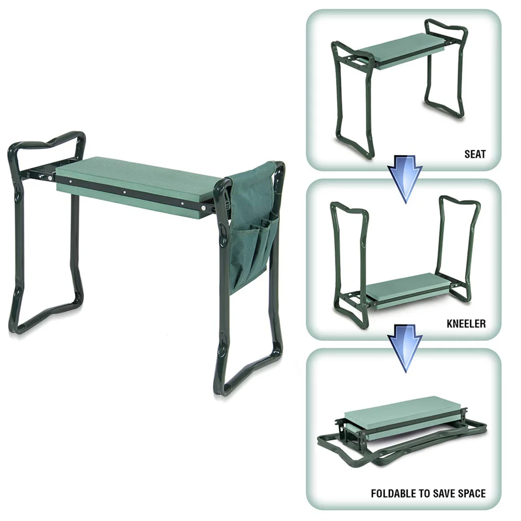 

Garden Kneeler Seat Gardening Kneeling Chair Camping Kneel Pad Stool
