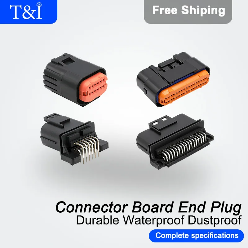 

1/5/100PCS JAE-12/18/26/34P Electronic Connection Automobile Waterproof Male Female Connector PCB Board End Harness Plug Socket