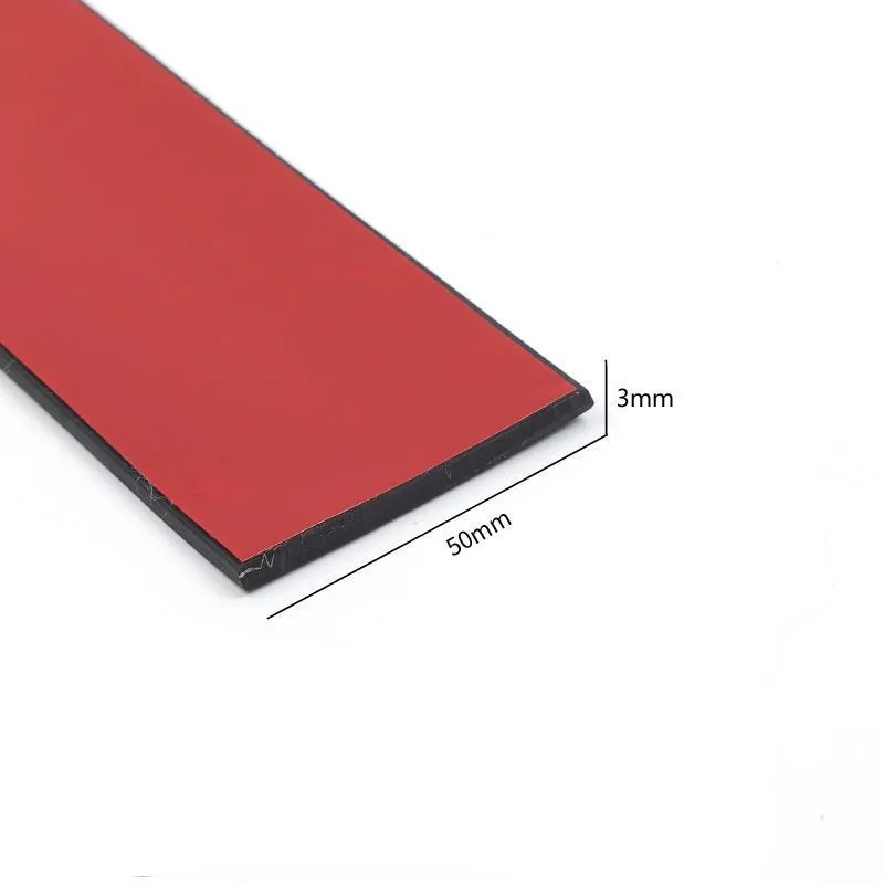 

Черная силиконовая уплотнительная лента 50 см