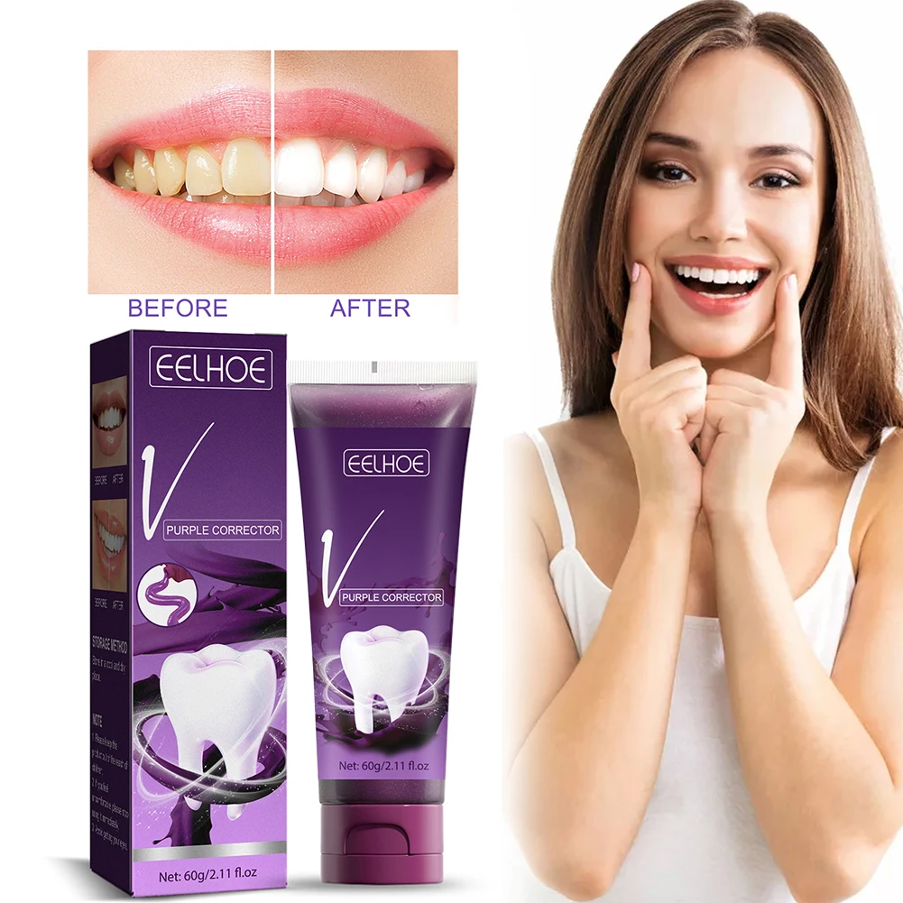 

60g Stain Removal Toothpaste Natural Ingredients Cleaning Toothpaste Repair Bright Remove Smoke Stains for Adult Oral Care