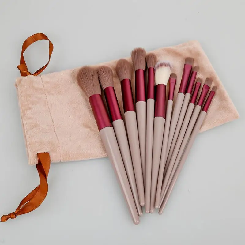 

13Pcs Soft Fluffy Makeup Brushes Set For Cosmetics Foundation Blush Powder Eyeshadow Concealer Blending Makeup Beauty tools