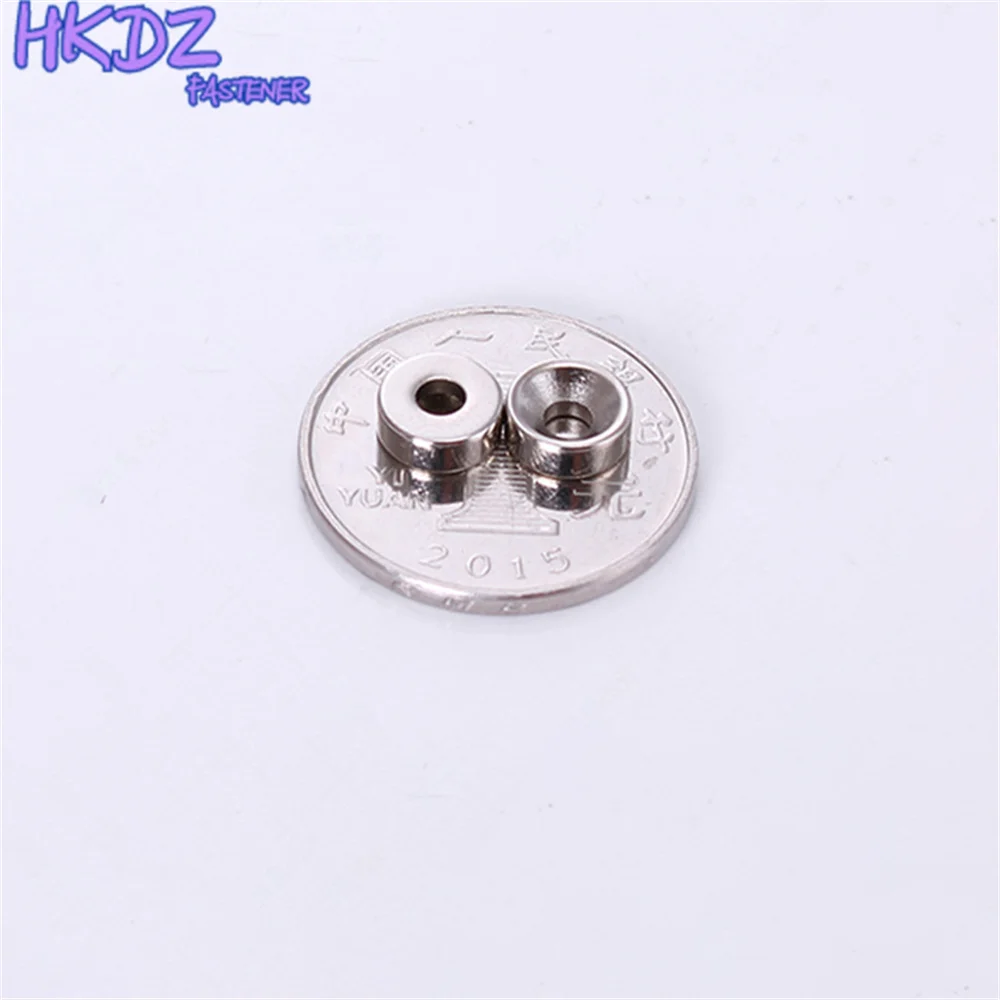 N35 Countersunk Round NdFeB Neodymium Magnet With Hole Powerful Rare Earth Permanent Magnets for DIY 3mm 4mm 5mm | Обустройство дома