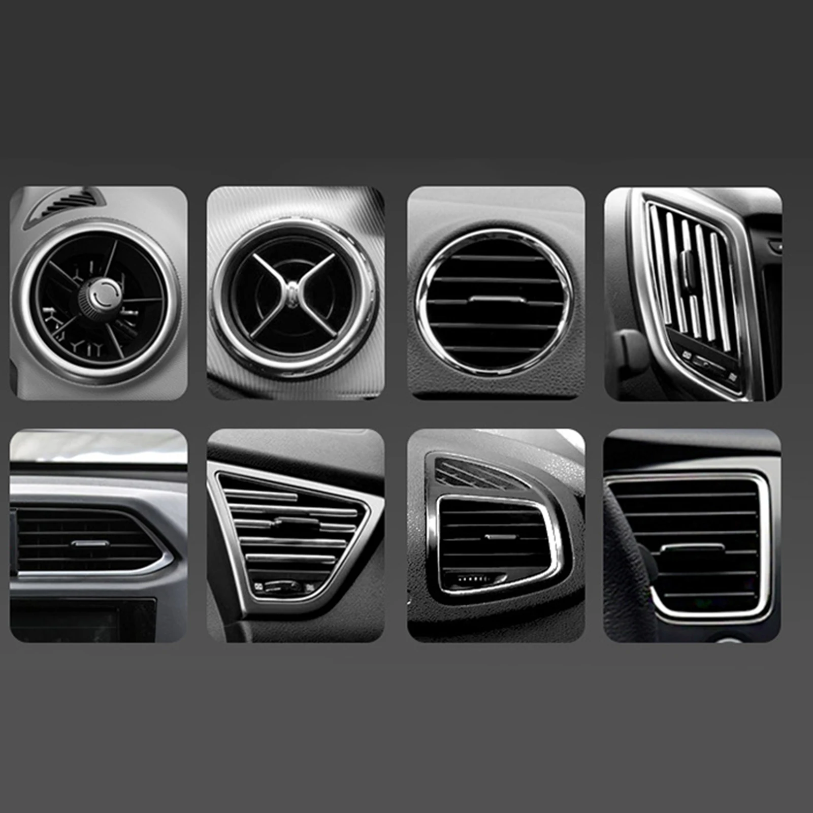 

Car Air Vent Clips Easy To Install Car Air Outlet Bracket Car Protective Silicone Easy To Install Stable Ball Mount 360 Degree