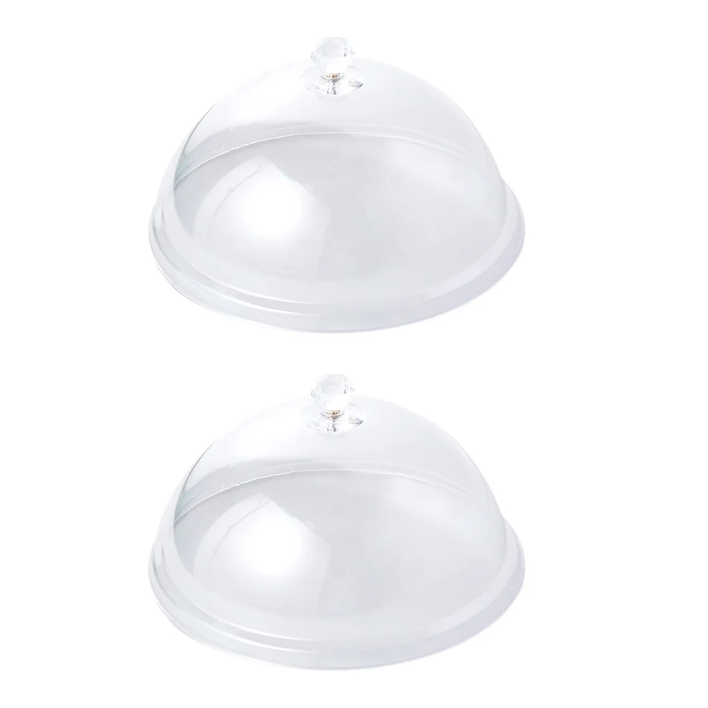 

Coverdome Acrylic Plate Pastry Melting Cake Cheese Dish Camping Umbrella Lid Steak Warmer Tray Platter Burger Tent Transparent