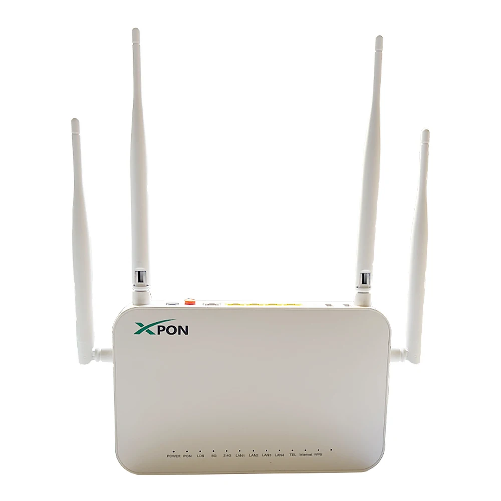 100% оригинальный новый XPON ONU GE 2USB TEL HGU WIFI 2,4G & 5G двухдиапазонный ONT EPON/GPON английская версия L881G оптический маршрутизатор для оптоволоконных линий