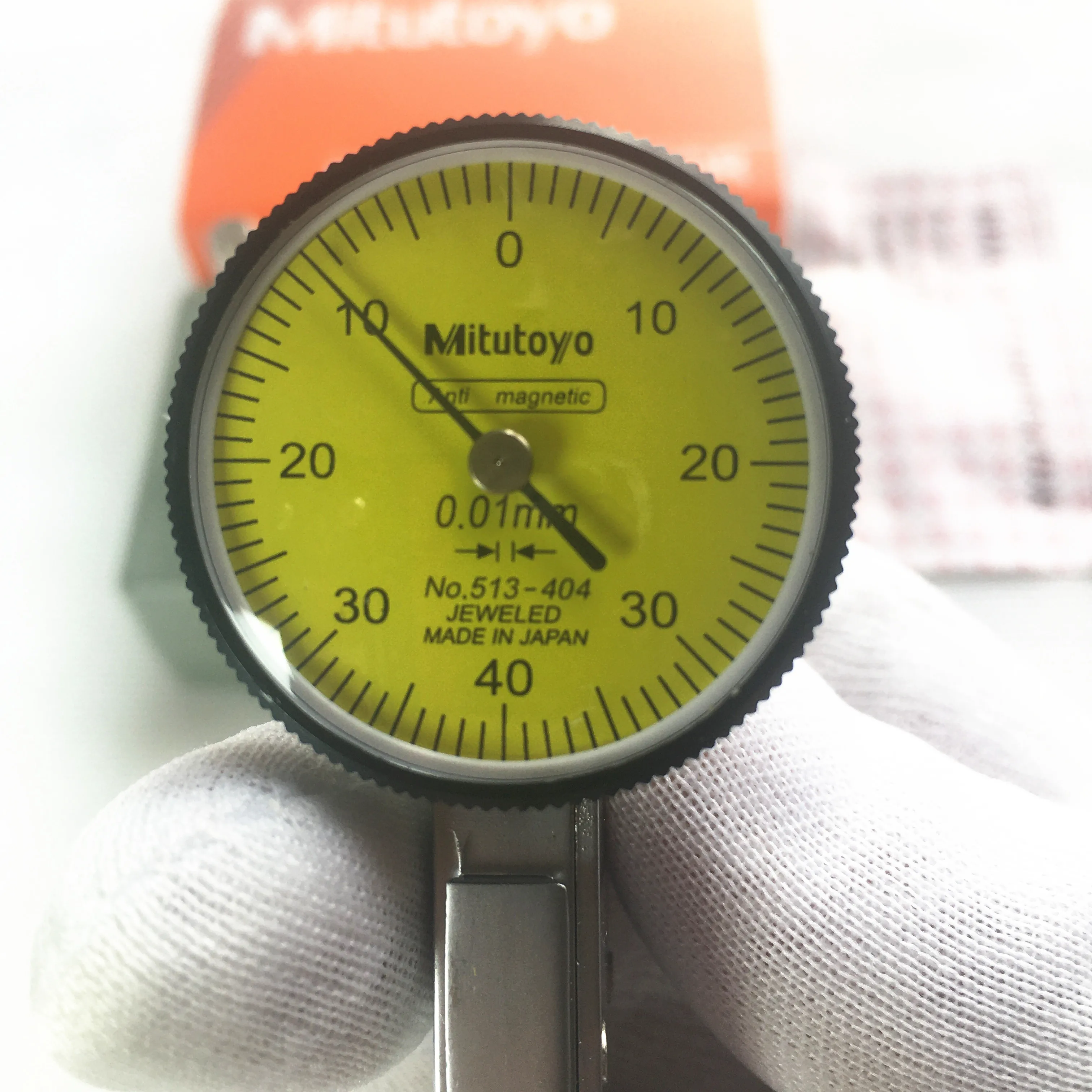 

Индикатор абсолютного циферблата aomitutoyo № 404-0,01, измеритель диаметра аналогового рычага шкалы, точность 0,8 мм, диапазон измерения 0-мм
