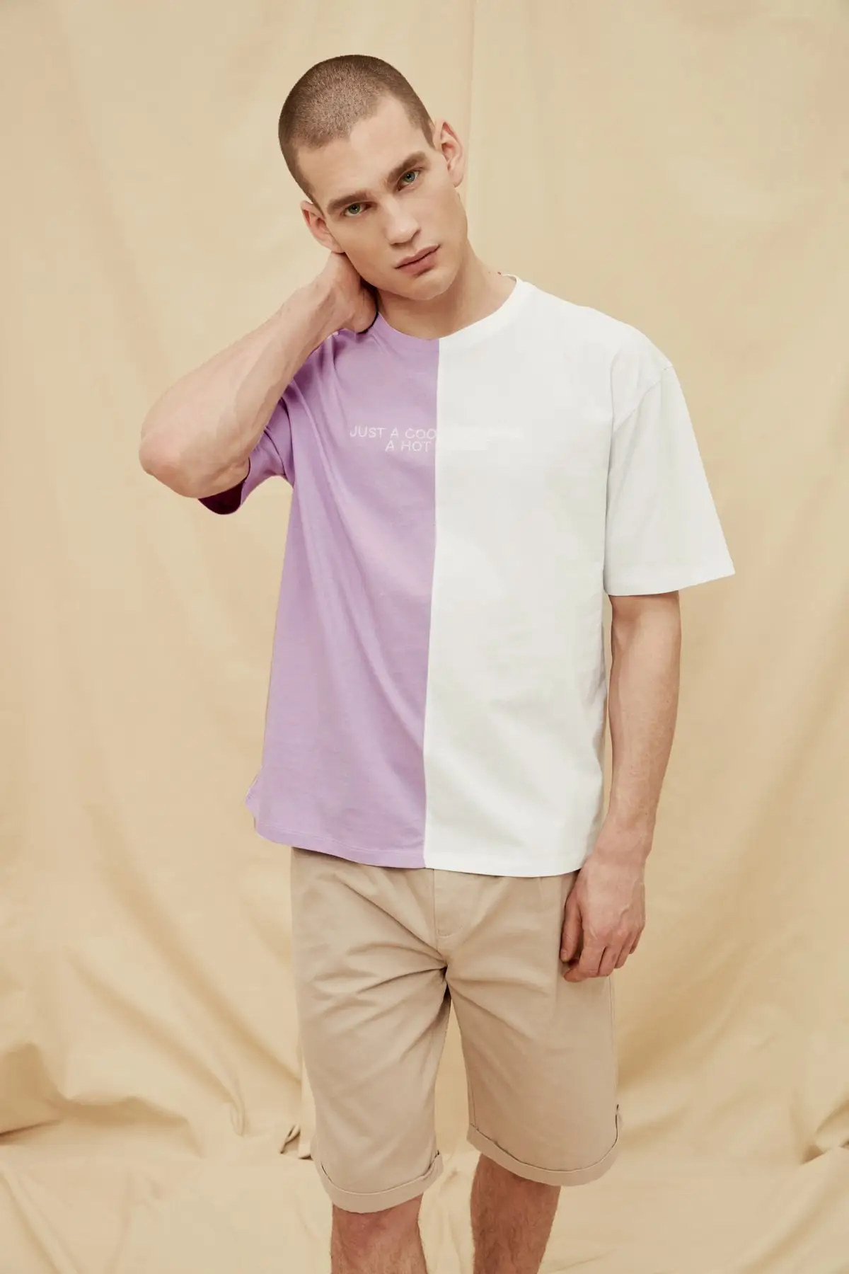 

Trendyol Male 100 Organic Cotton T Shirt TMNSS21TS1452