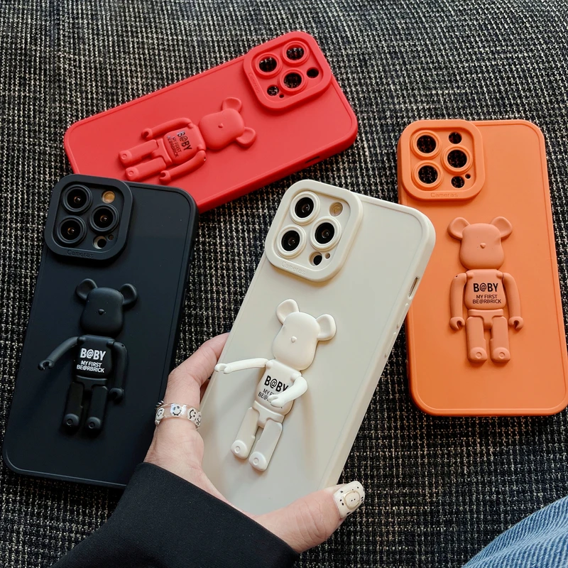

3D-чехол с подставкой для iPhone 13, 12, 11 Pro, Xs, Max, X, Xr, 7, 8, Puls, SE, 2020