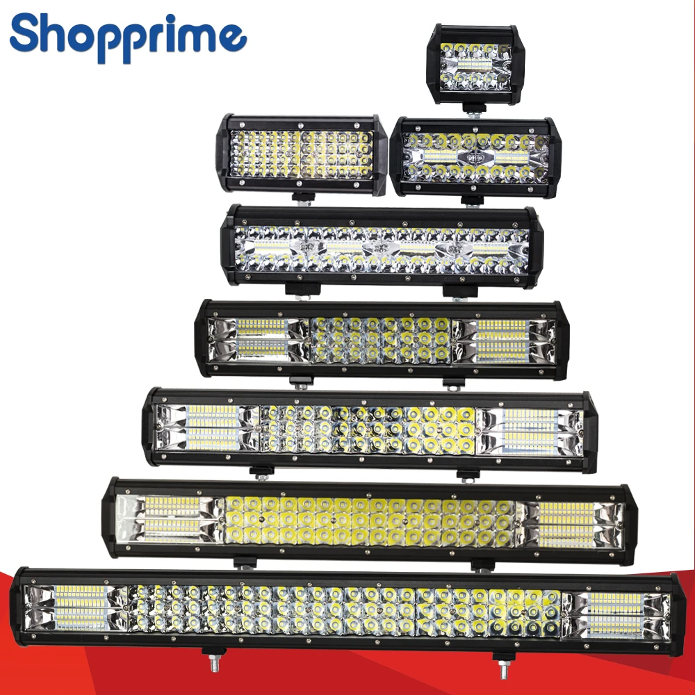 12V 24V Светодиодный бар Offroad Spot Flood Combo светильник/рабочий свет для грузовика
