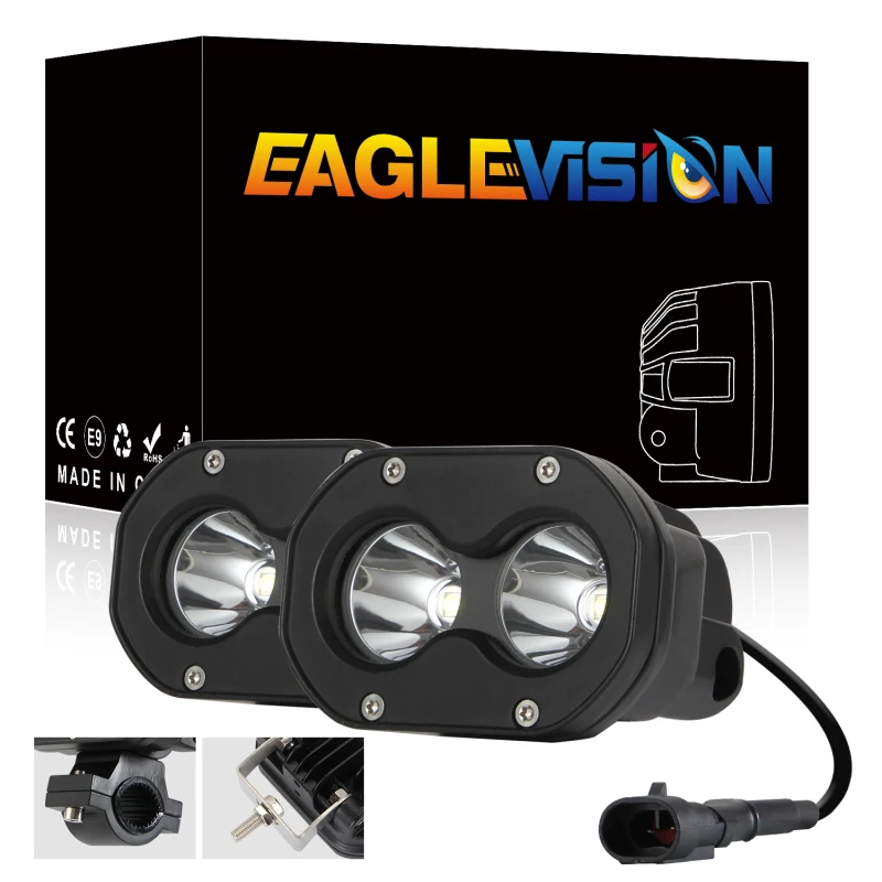 

Super Bright Fog Lamps Driving 60w 6000k Led Car Headlights Waterproof Led Work Light Heat Dissipation Car Accessories