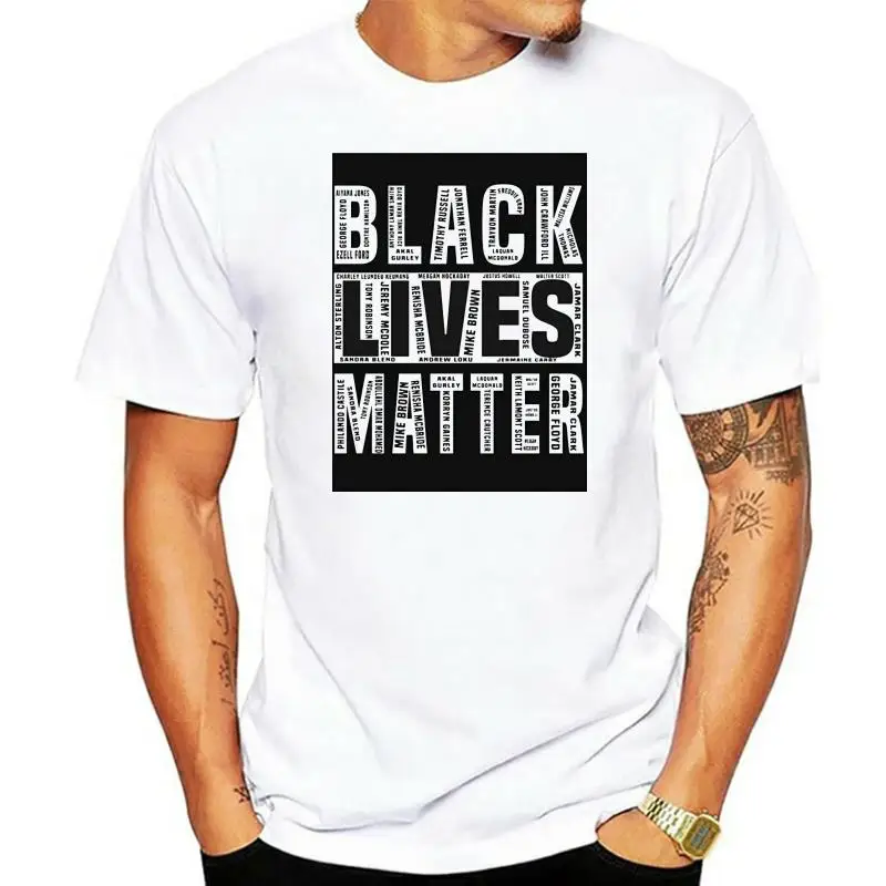 

2022 Summer New Arrivals Black Lives Matter Men Short Sleeve Casual Graphic T-Shirt Tops Tees