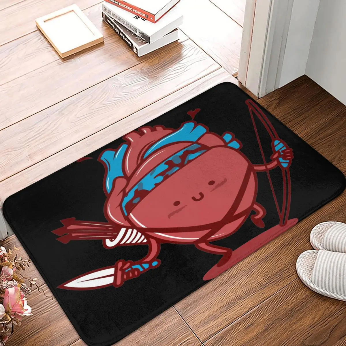 

Cutest Heart Attack Ever Carpet, Polyester Floor Mats Trendy Living Room Gifts Festivle Gifts Mats Customizable