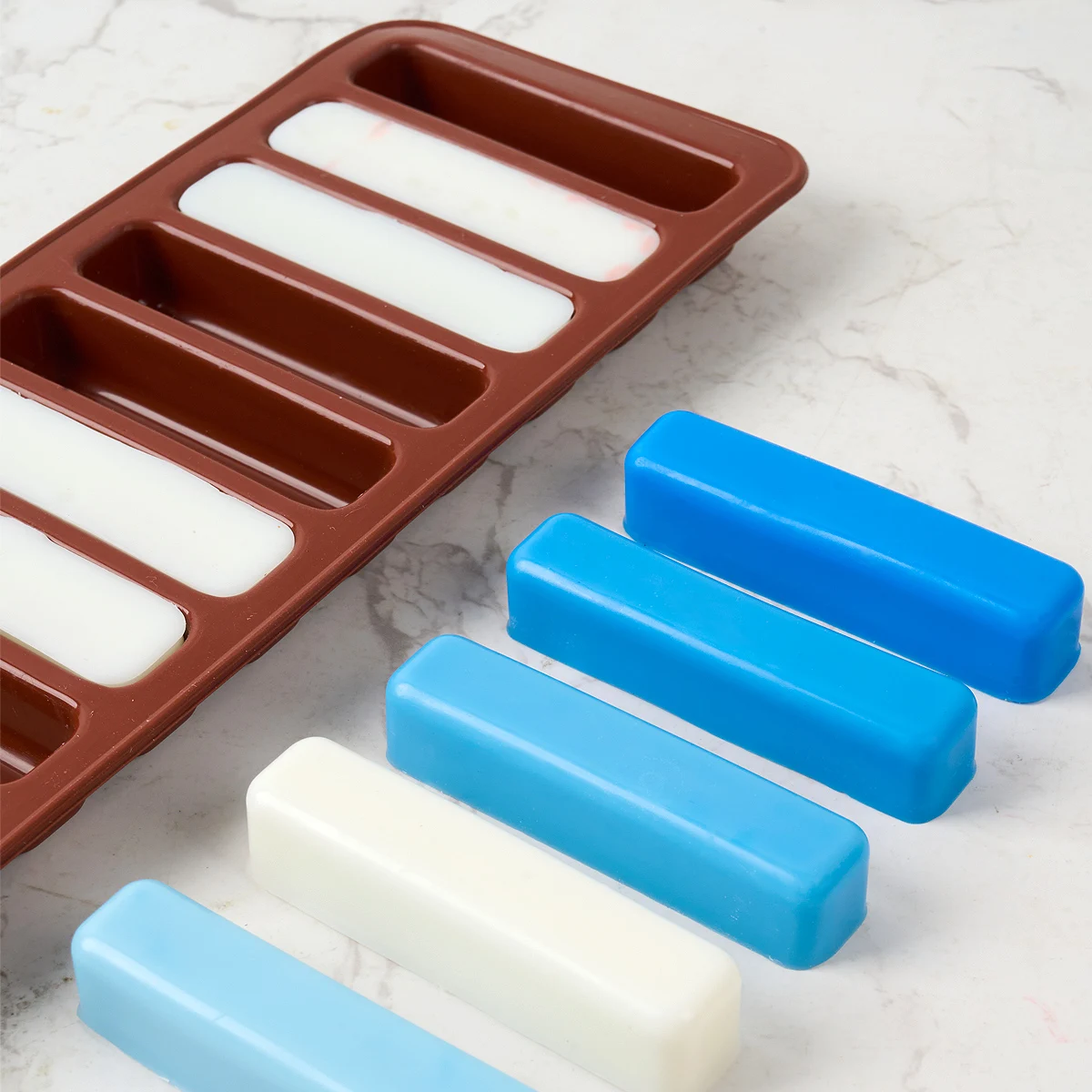 3D длинная полоска силиконовая форма для свечей DIY ручная работа аромат формы мыла