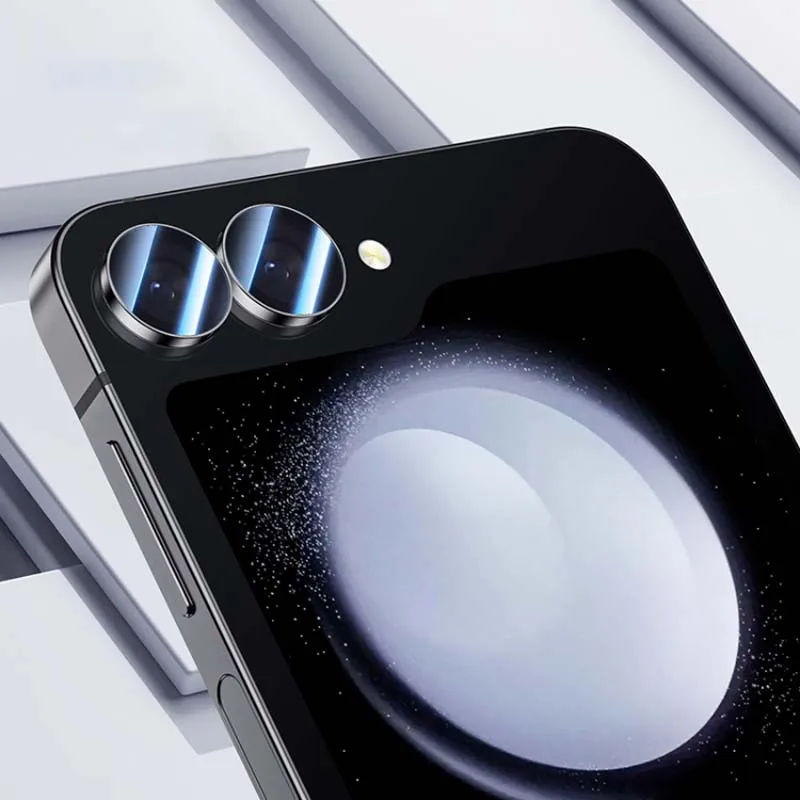 Чехол для камеры Samsung Galaxy Z Flip6 защитная пленка из закаленного стекла цветная