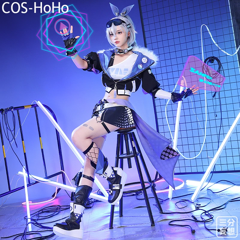 

COS-HoHo Honkai: Star Rail Silver Wolf Game Suit Gorgeous Lovely Uniform Cosplay Costume Halloween Party Role Play Outfit Women