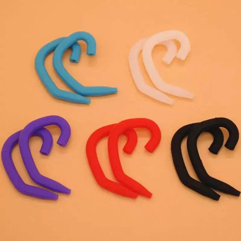 

Earphone Accessories 1 Pair Ear Hook Eco-friendly Earphone Holder Waterproof Soft Sports Loop Hanger Earhook Silicone
