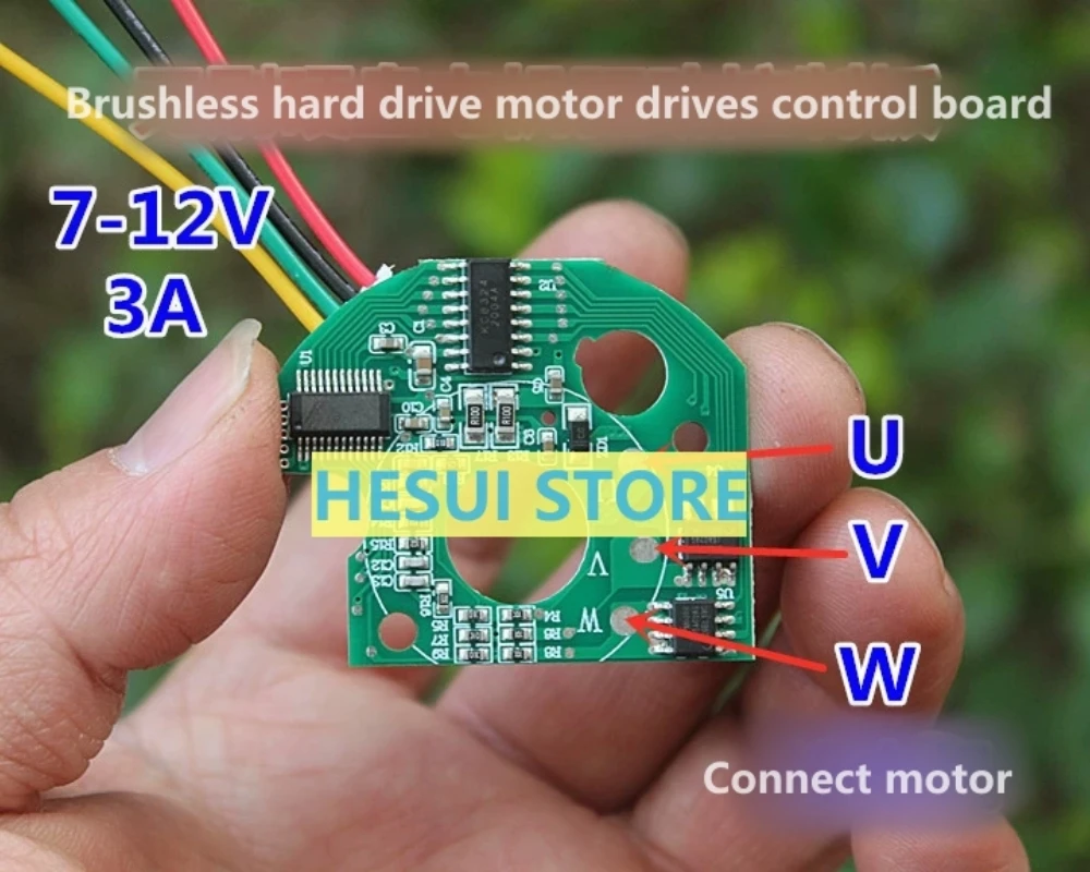 

Dc brushless motor Drive Control Governor board Hard disk drive 7-12V