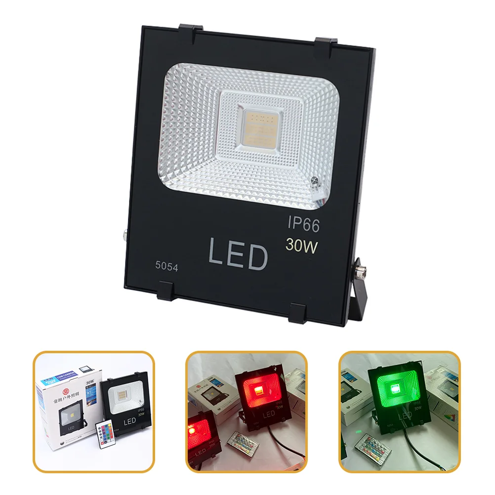 

Garden Floodlight LED Flood Lamp 10W RGB Remote Controlled Garden Lamp Supply