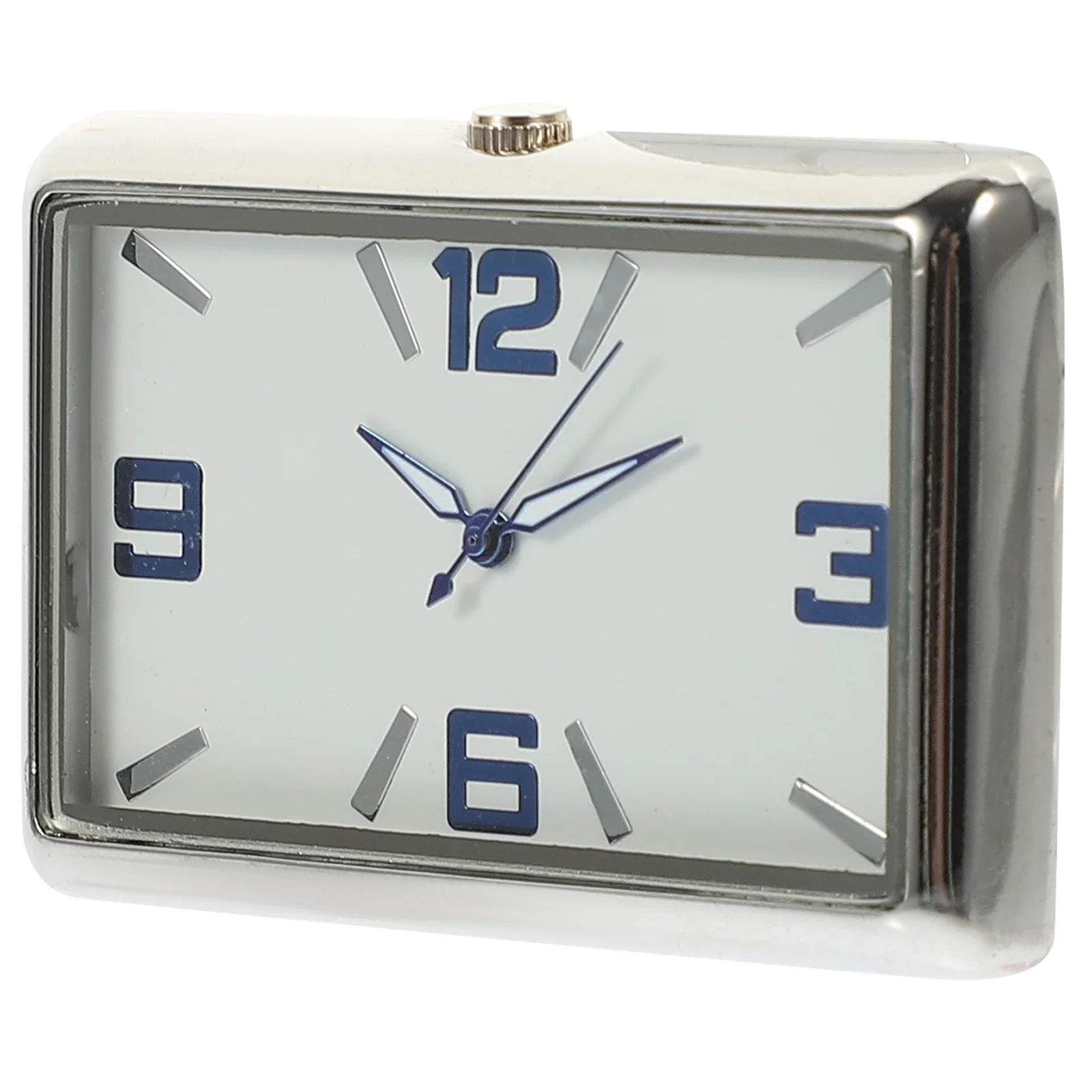 

Car Self-adhesive Clock Dashboard Square Gauges Fluorescent Things Tiny Miniature Decor