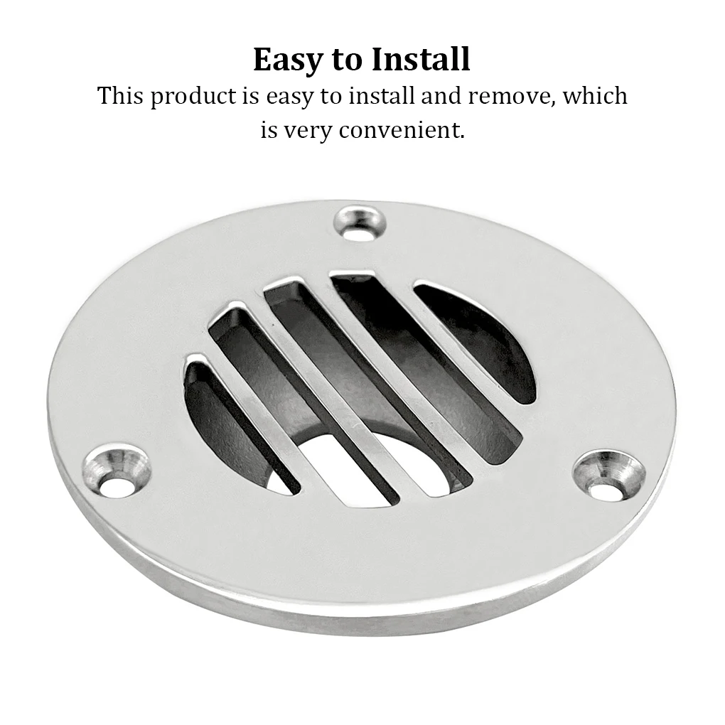 

Дренажная накладка из нержавеющей стали для морского пола, сменная фурнитура для лодки и яхты, съемные аксессуары для дренажа