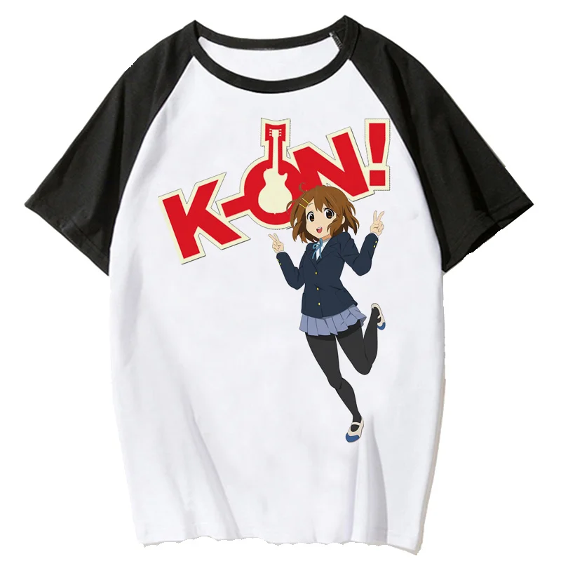 

Одежда k-on, мужская белая футболка с японским принтом манга, футболка y2k