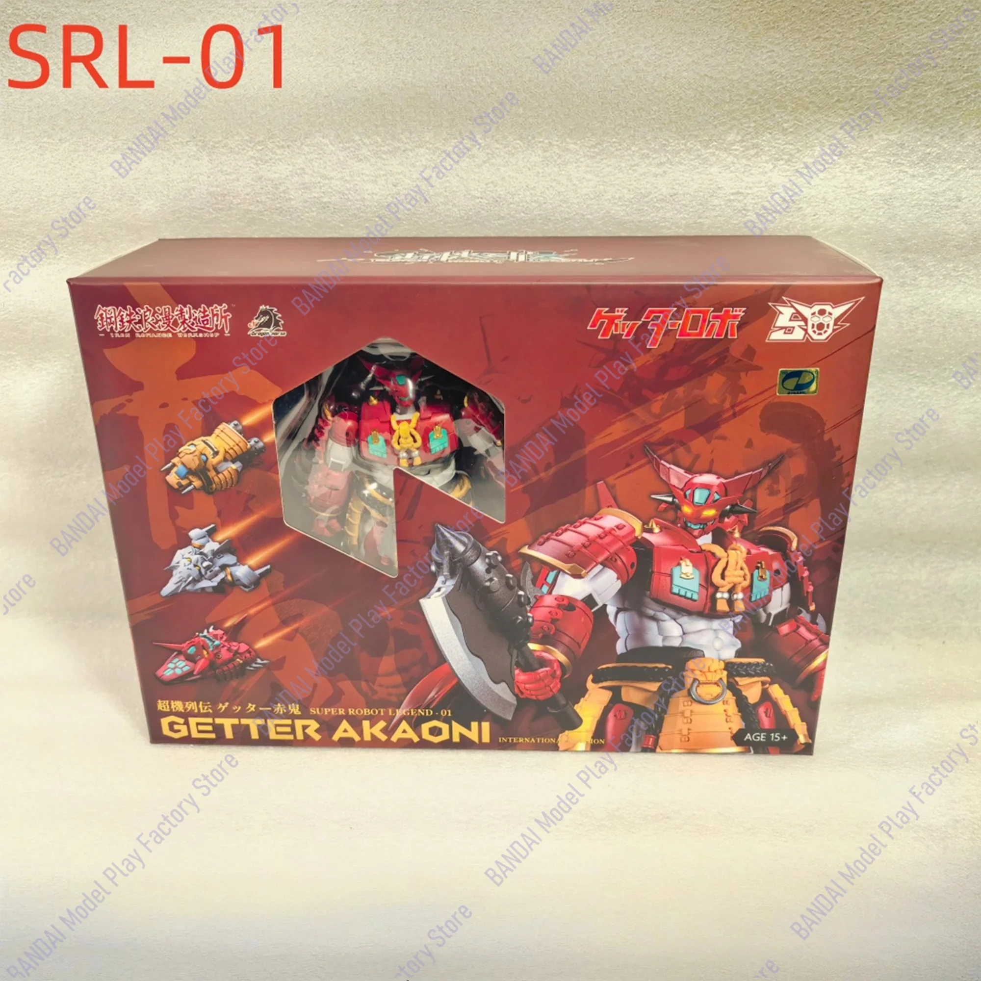 Фото В наличии: Трансформируемая фигурка Super Robot Legend SRL-01 Getter-Akaoni из серии Iron Romance Workshop №1