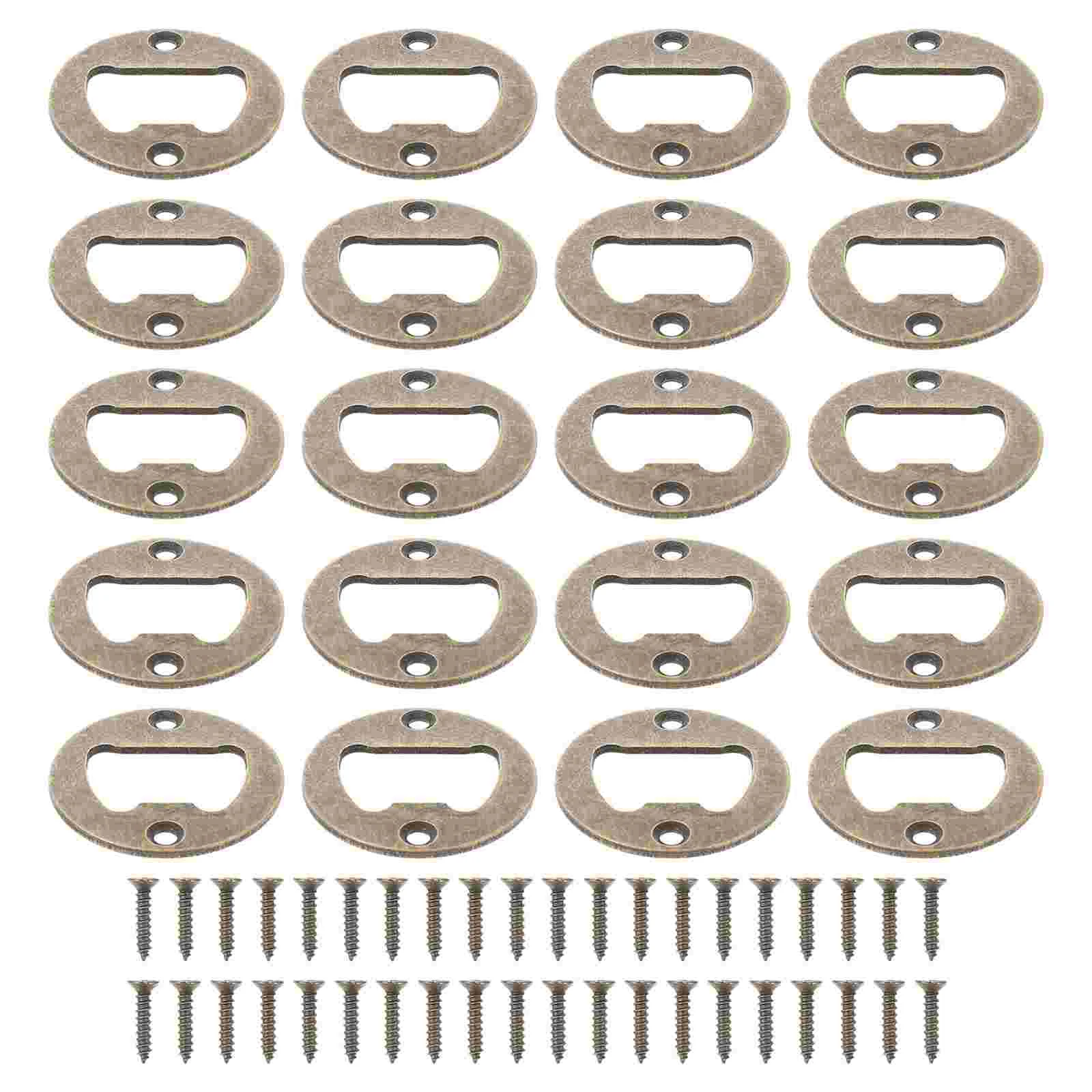 

1 set of Bottle Opener Making Insert Accessory with Screws DIY Bottle Opener