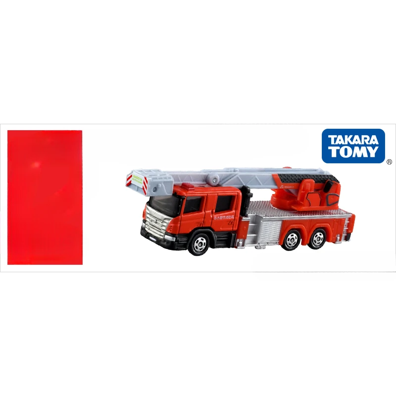 

Takara Tomy No. 145 Long Nagoya Ladder Fire Truck Model Simulation-vehicle Boy's Alloy Car Toy Gifts for Kids