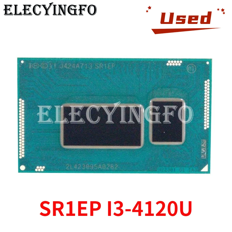 Used SR1EP I3-4120U CPU BGA Chipset re-balled tested 100% good working