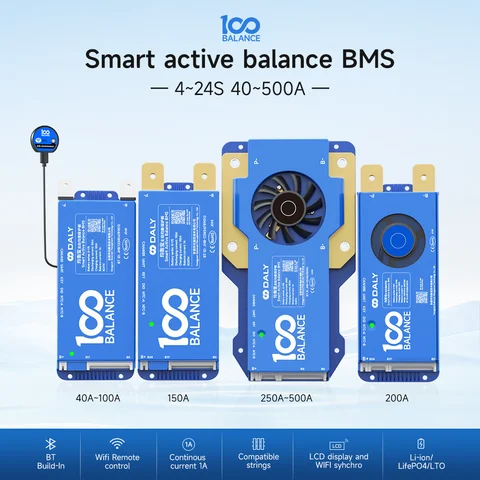 Smart BMS Active Balance 100 BALANCE 4S-24S