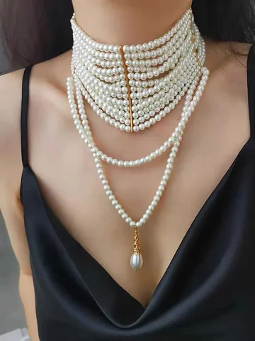 Жемчужное ожерелье QSYJCSXDL