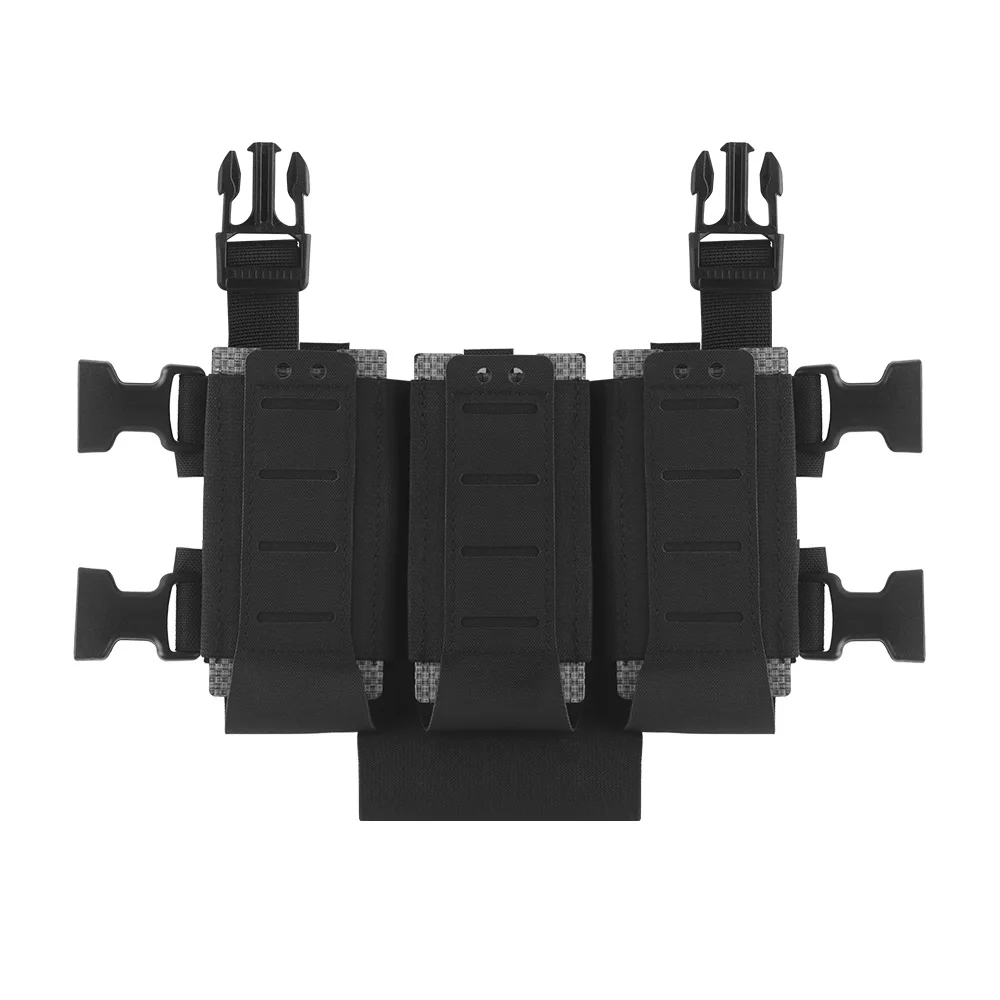 Фото OPHIDIANTAC MOLLE 5.56 Тройной подсумок для магазинов с заменяемым чехлом для плитоносок, нагрудных систем и аксессуаров для страйкбола №3