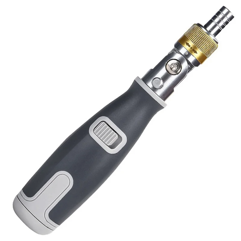 10 в 1 отвертка с храповым механизмом S2, Отвертка из легированной стали 190x30 мм, многоугловая отвертка, профессиональные портативные ручные инструменты (серый)