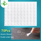 Скотч двусторонний бесшовный GUANYAO, акриловая клейкая лента, 70 шт.