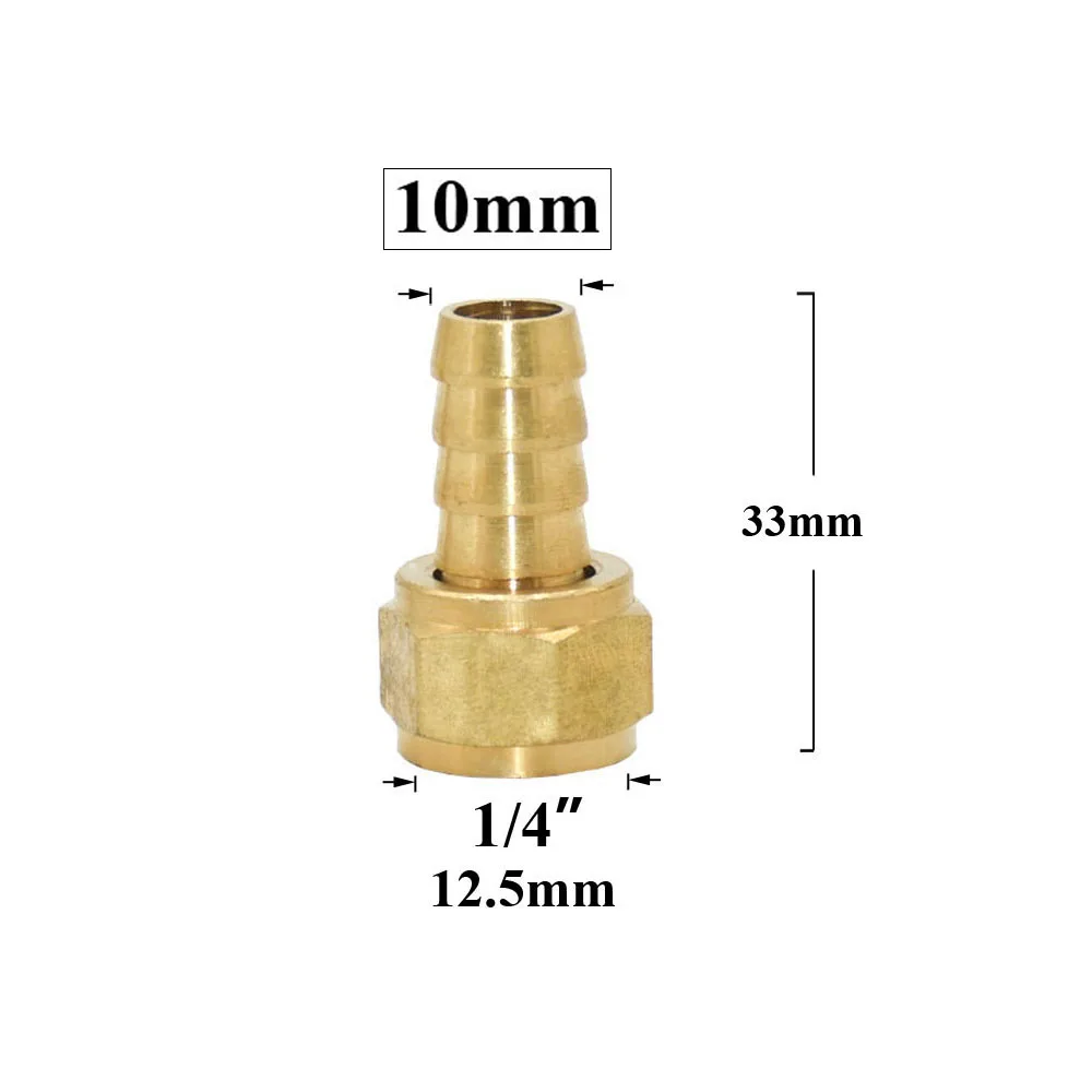

Латунный штуцер с внутренней резьбой 1/8 дюйма 1/4 дюйма 3/8 дюйма на 5/6/7/10 мм для шланга, штуцер с зазубринами