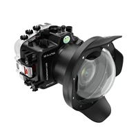 seafrogs ipx8 professional waterproof camera housing for sony a7iv 40m130ft diving case for underwater shooting