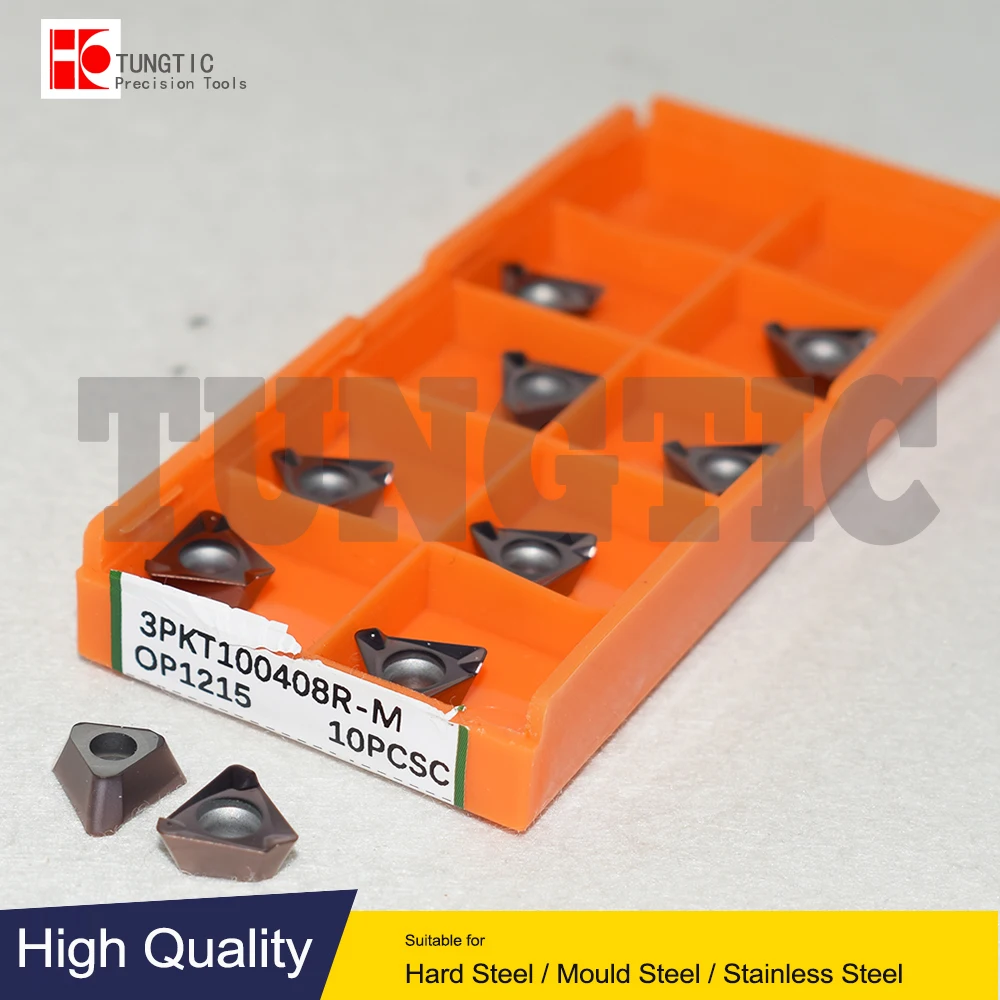 

3PKT100408R-M OP1215 Milling Cutter CNC Insert Lathe Cutting Tool Lathe Machining Metal Turning Tools 3PKT100408R 3PKT 100408R