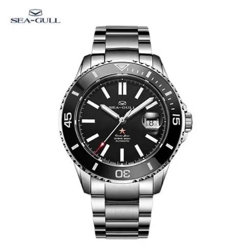2023 Seagull Céramique Céraque 44 mm Luxury Sport Watch 20ATM Résistant à l'eau ST2130 AUTALATIQU