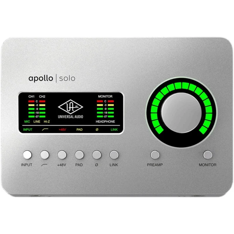 Apollo Solo USB-C 3.0 Type-C 2x4 звуковой интерфейс необычные и имитации гитарного усилителя 24