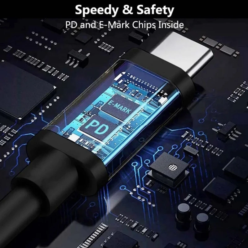 UsbC TypeC к DC4 5x3 0 мм PD100W Триггеры Кабель питания Конвертер Линейный адаптер для