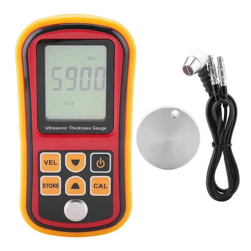 GM100 Digital Ultrasonic Thickness Gauge Tester 1.2-225mm Steel Width Testing Monitor Paint Gauge Thickness Measuring Tools