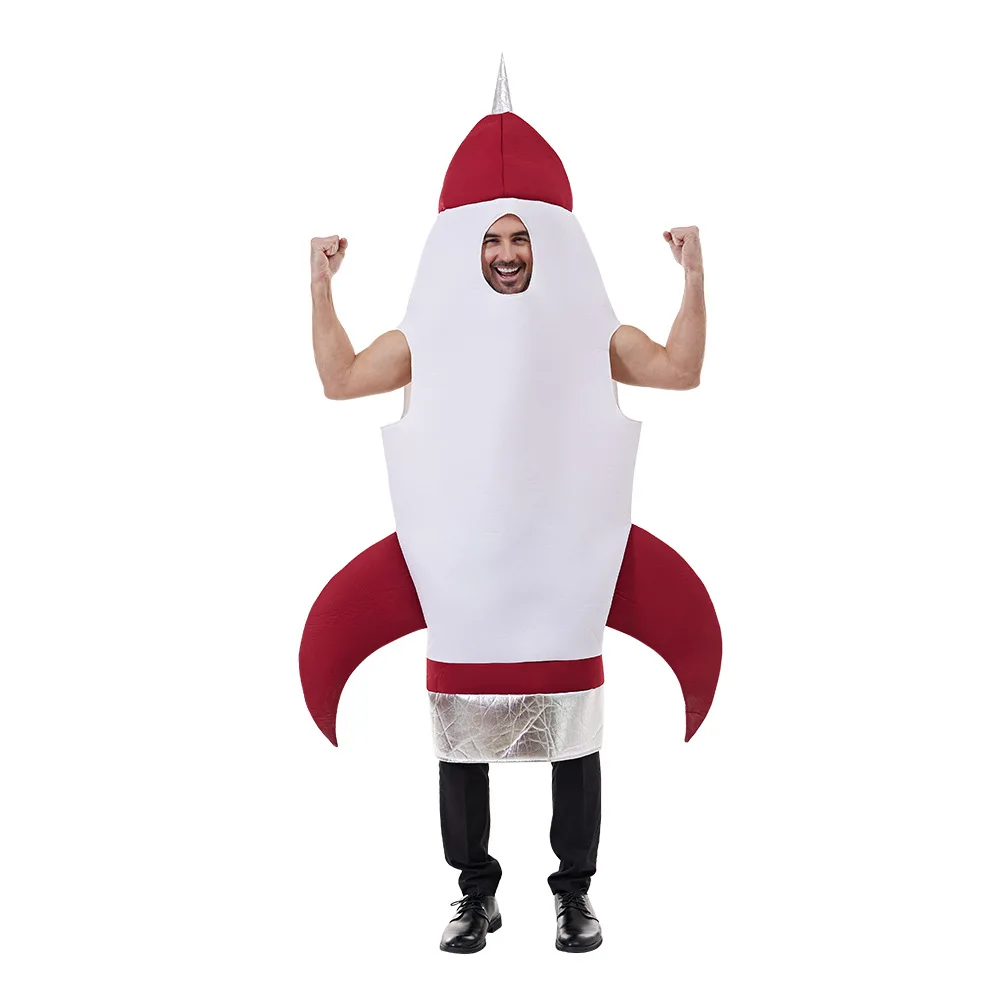 

Rocket Costume Adult Men Women Halloween Cosplay Anime Bodysuit Party Dress Up Suit Carnival Festival Outfit Ceremony Wear