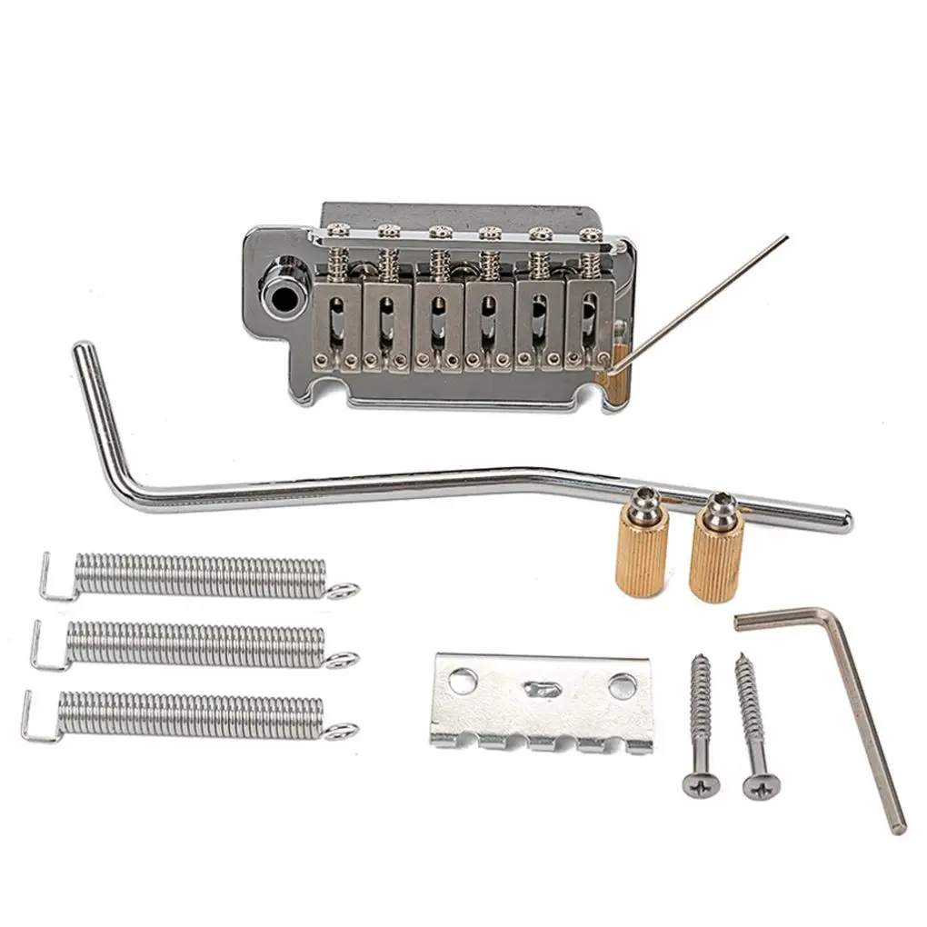 

Electric Guitar Tremolo Saddle Bridge with Screws Instrument Professional DIY Repairing Accessories for Guitarist