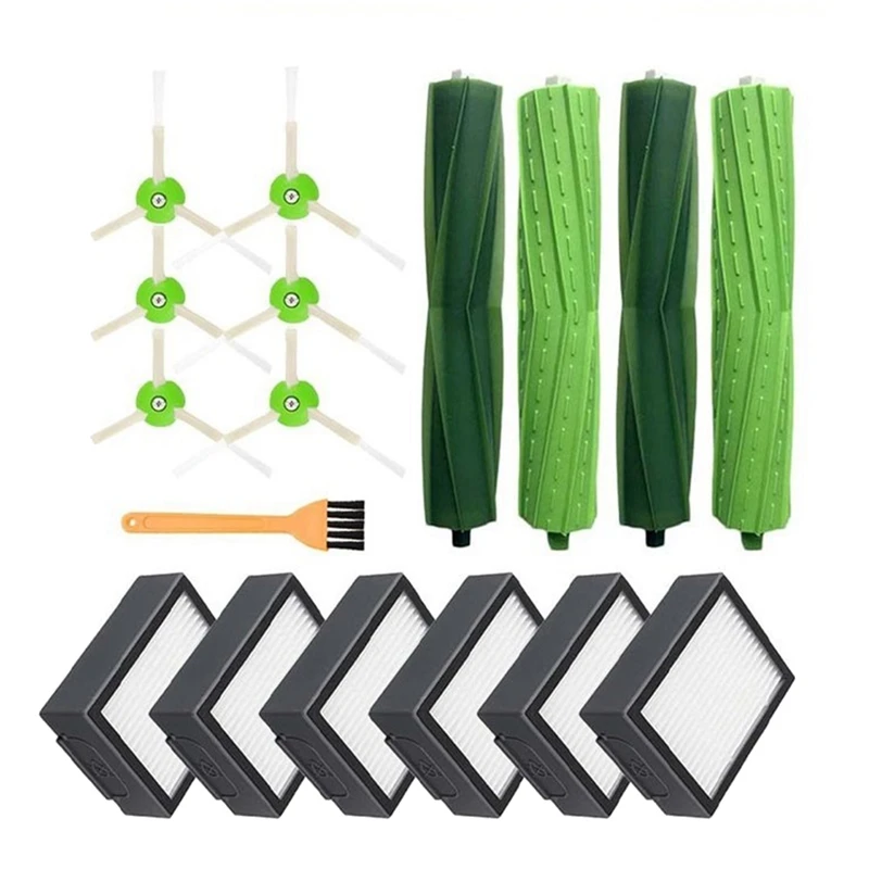 

Vacuum Cleaner Replacement Accessories Main Brush Hepa Filter Side Brush For Irobot Roomba I7 E5 E6 E&I Series As Shown