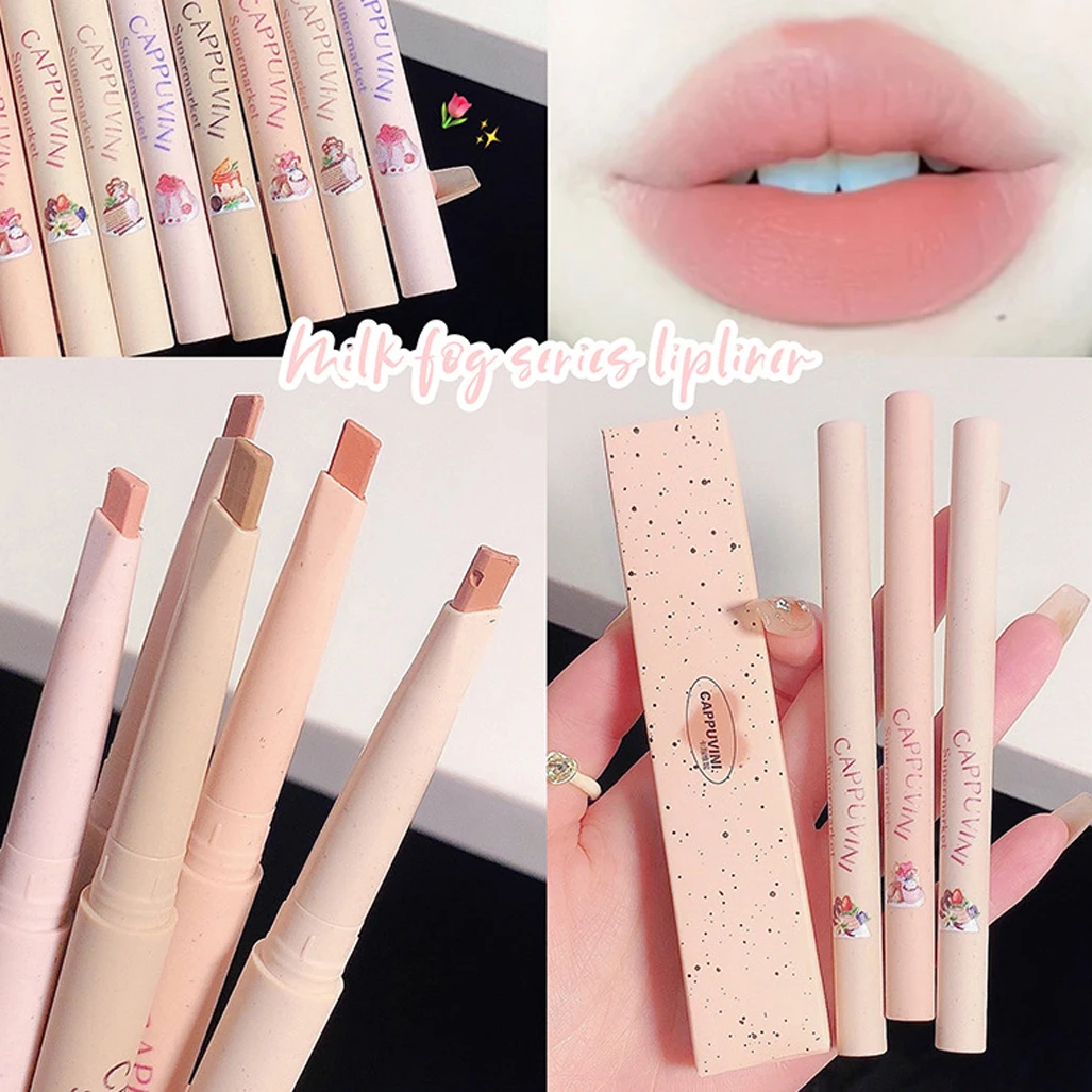 Бархатный матовый карандаш Cappuvini для губ водостойкая стойкая пухлая помада